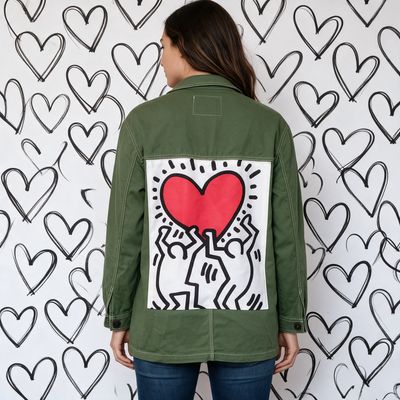 Veste Style workwear Keith Haring Love
