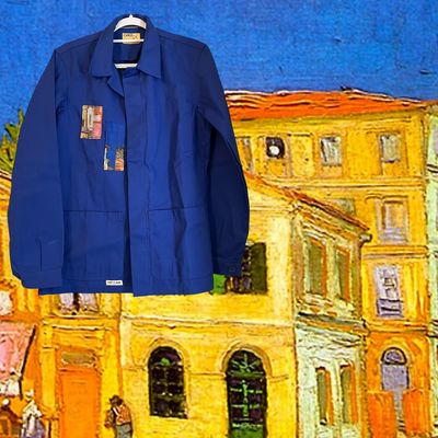 Bleu de travail Van Gogh La maison jaune
