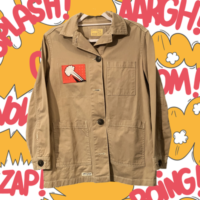 Veste Style workwear "Ooops!" : L’audace du pop-art