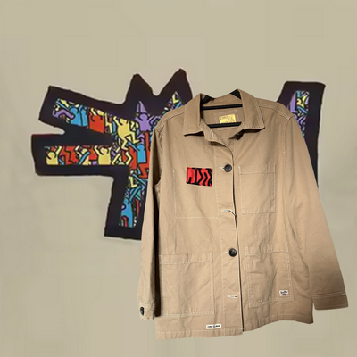 Veste Style workwear Keith Haring