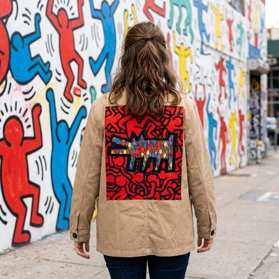 Veste Style workwear Keith Haring