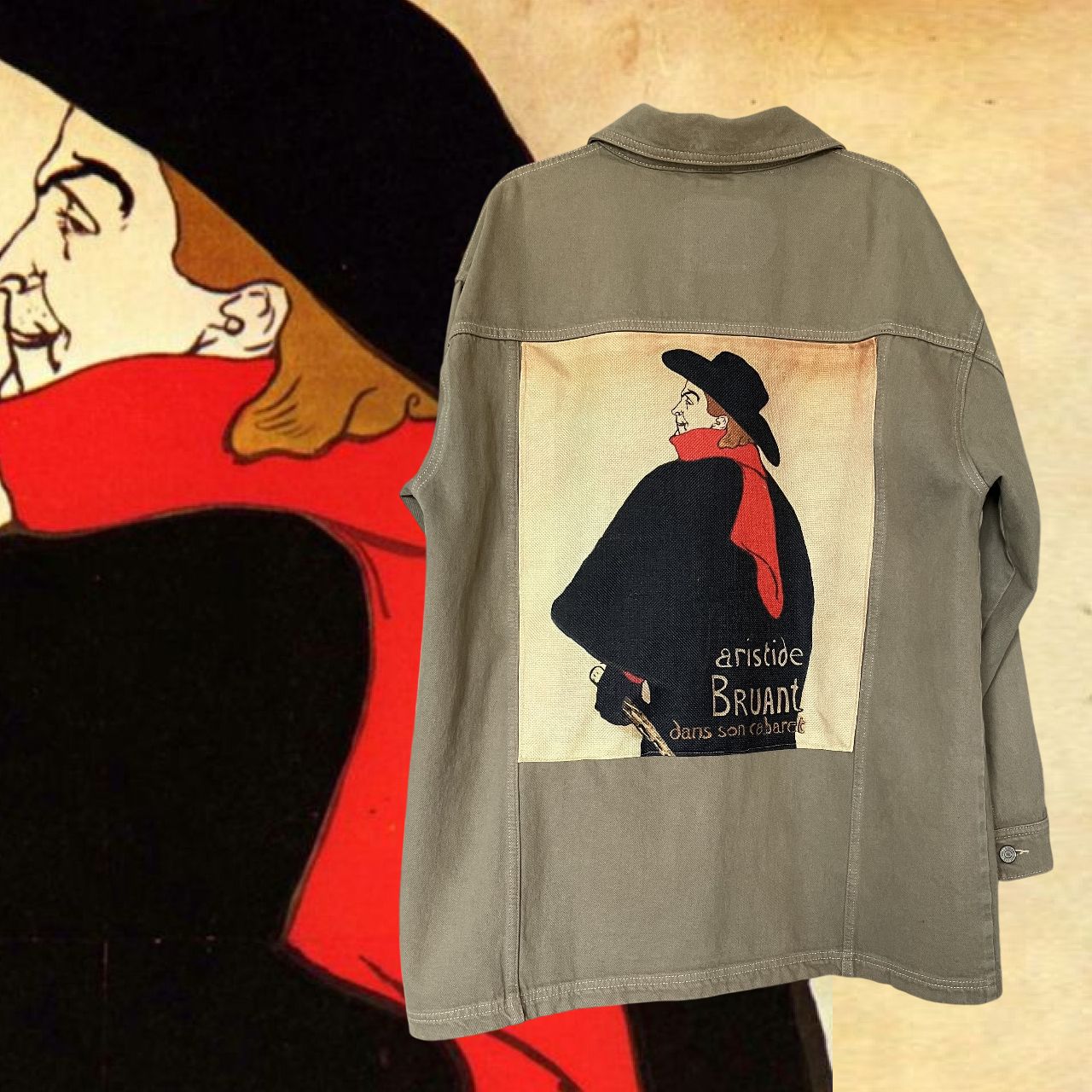 Veste Style workwear Toulouse-Lautrec Aristide Bruant