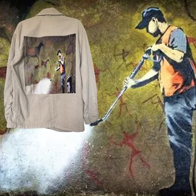 Veste Style workwear Banksy : Qui efface l’art ?
