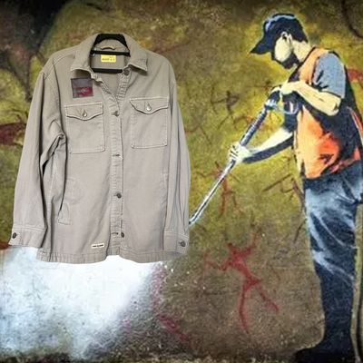 Veste Style workwear Banksy : Qui efface l’art ?