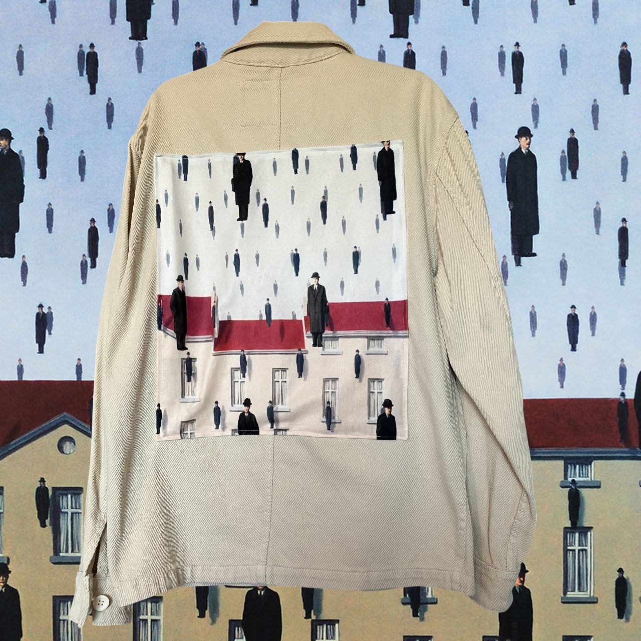 Veste René Magritte : mystère et surréalisme élégant