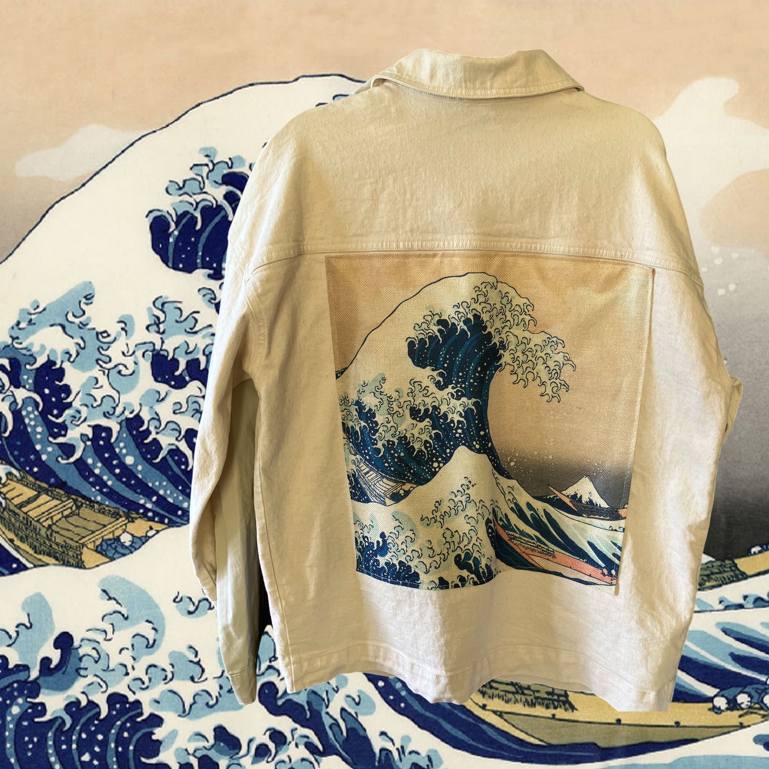 Veste Hokusai : L'art de la grande vague