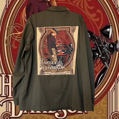Veste kaki Harley-Davidson : l’esprit d'aventure sur mesure
