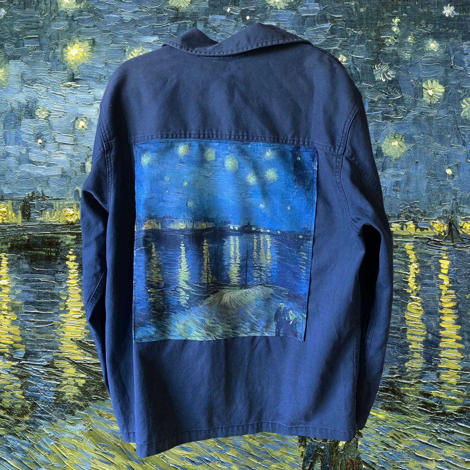 Veste Van Gogh : Nuit étoilée sur le Rhône