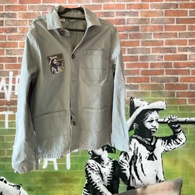 Veste  Style workwear Banksy  "We're All in the Same Boat"