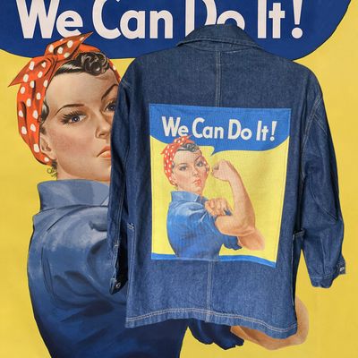 Veste Rosie We can do it : Girl Power, version workwear​
