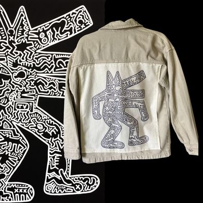 Veste style workwear Haring : L’art urbain à porter