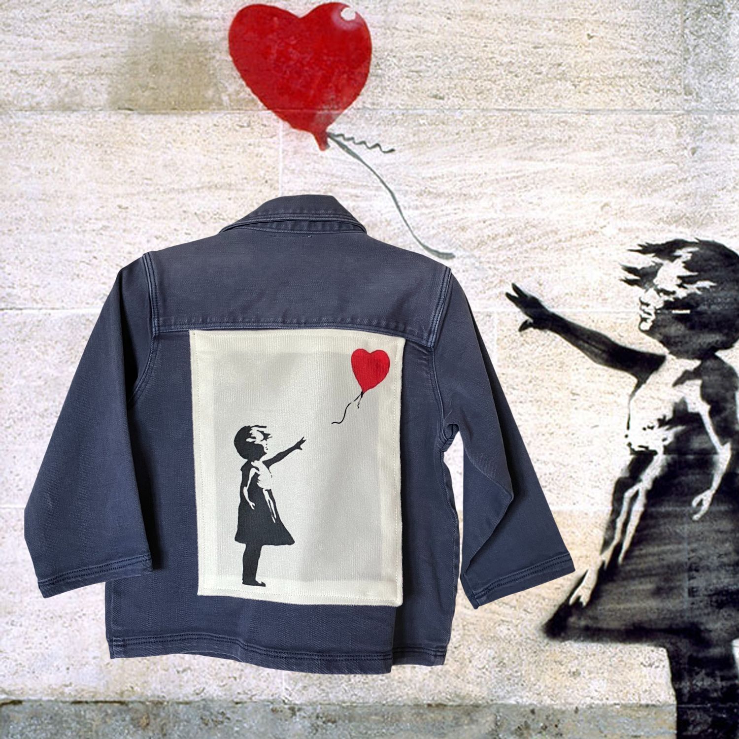 Veste bébé Banksy : poésie et innocence