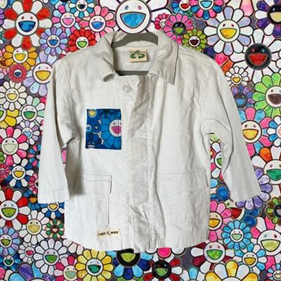 Veste bébé worker Takashi Murakami : La pop culture en fleurs