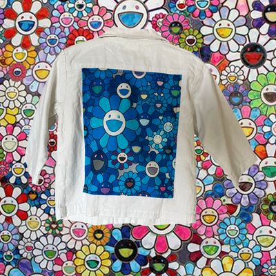 Veste bébé worker Takashi Murakami : La pop culture en fleurs