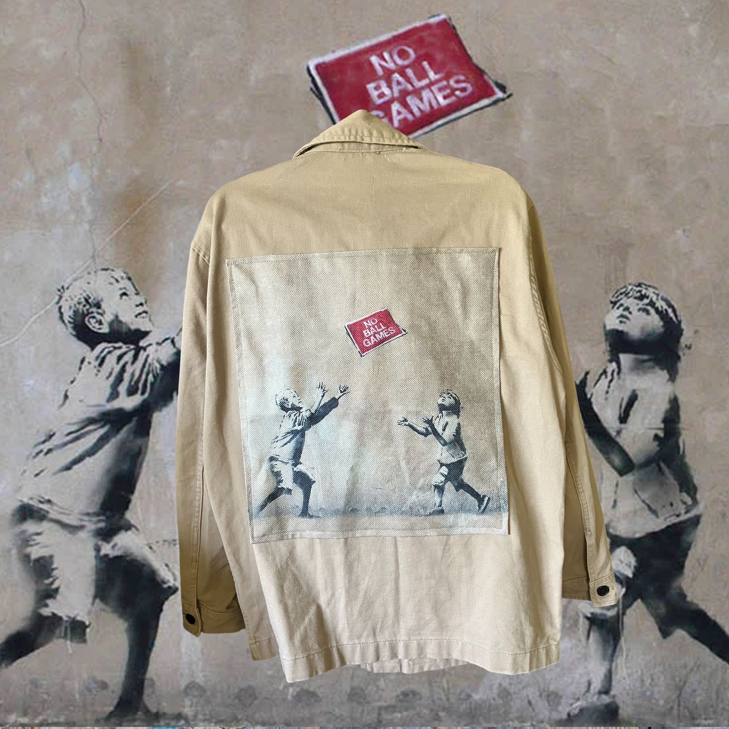 Veste Banksy : l'art de la provocation