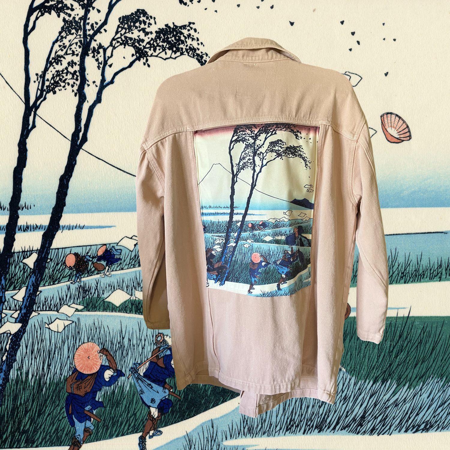 Veste Hokusai : le souffle du vent