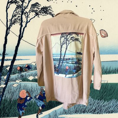 Veste Hokusai : le souffle du vent