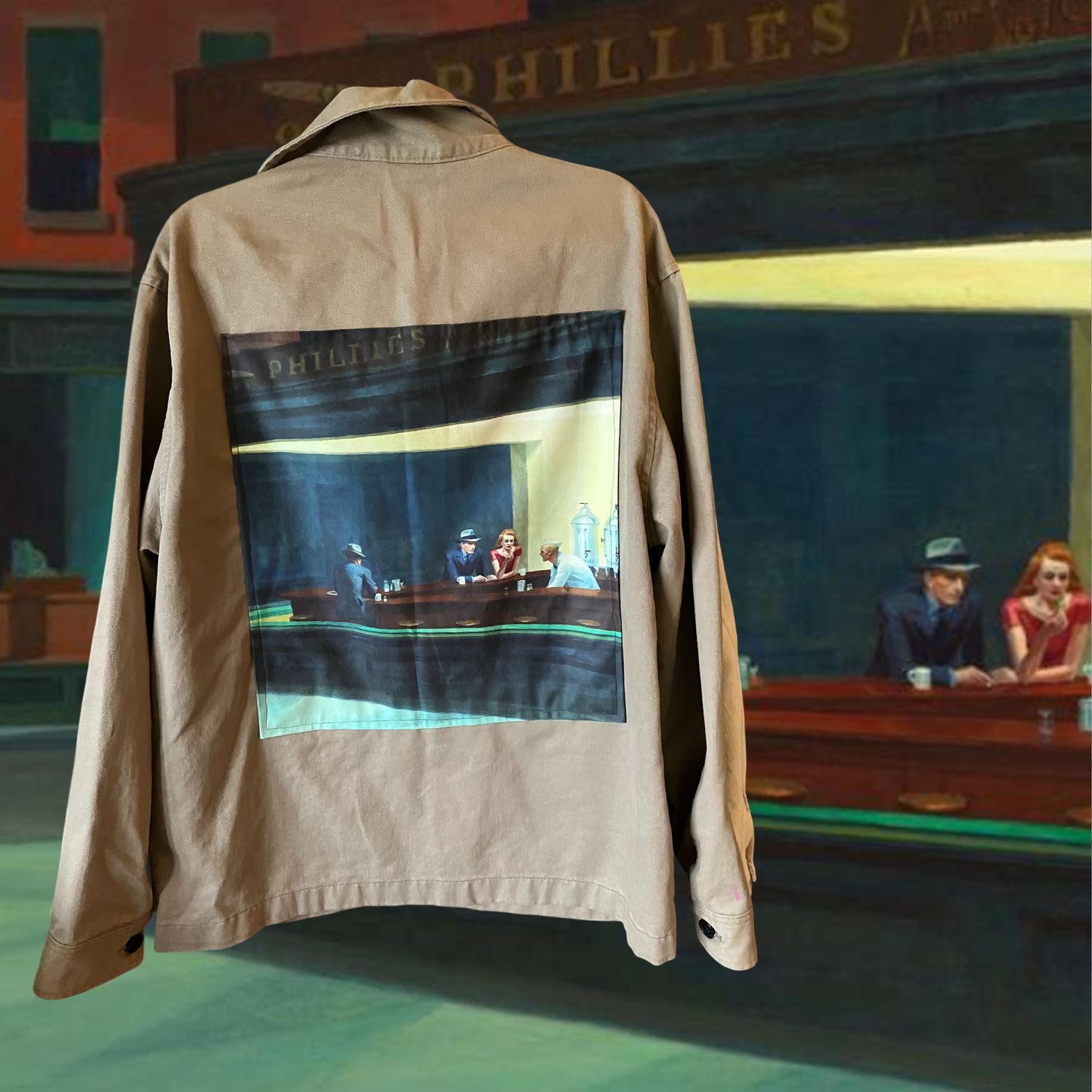 Veste Edward Hopper : solitude et sophistication