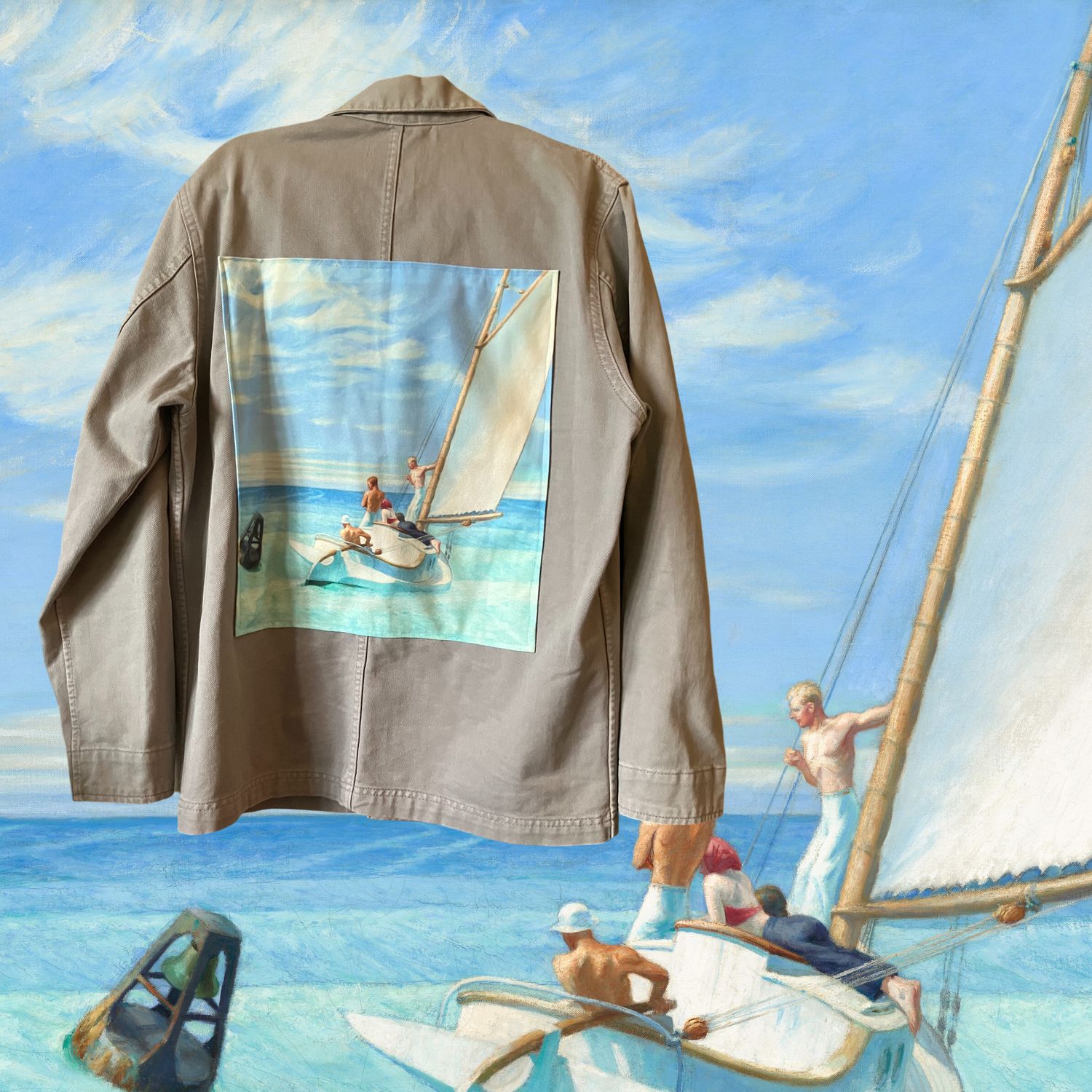 Veste Edward Hopper : Houle de fond (Ground Swell)