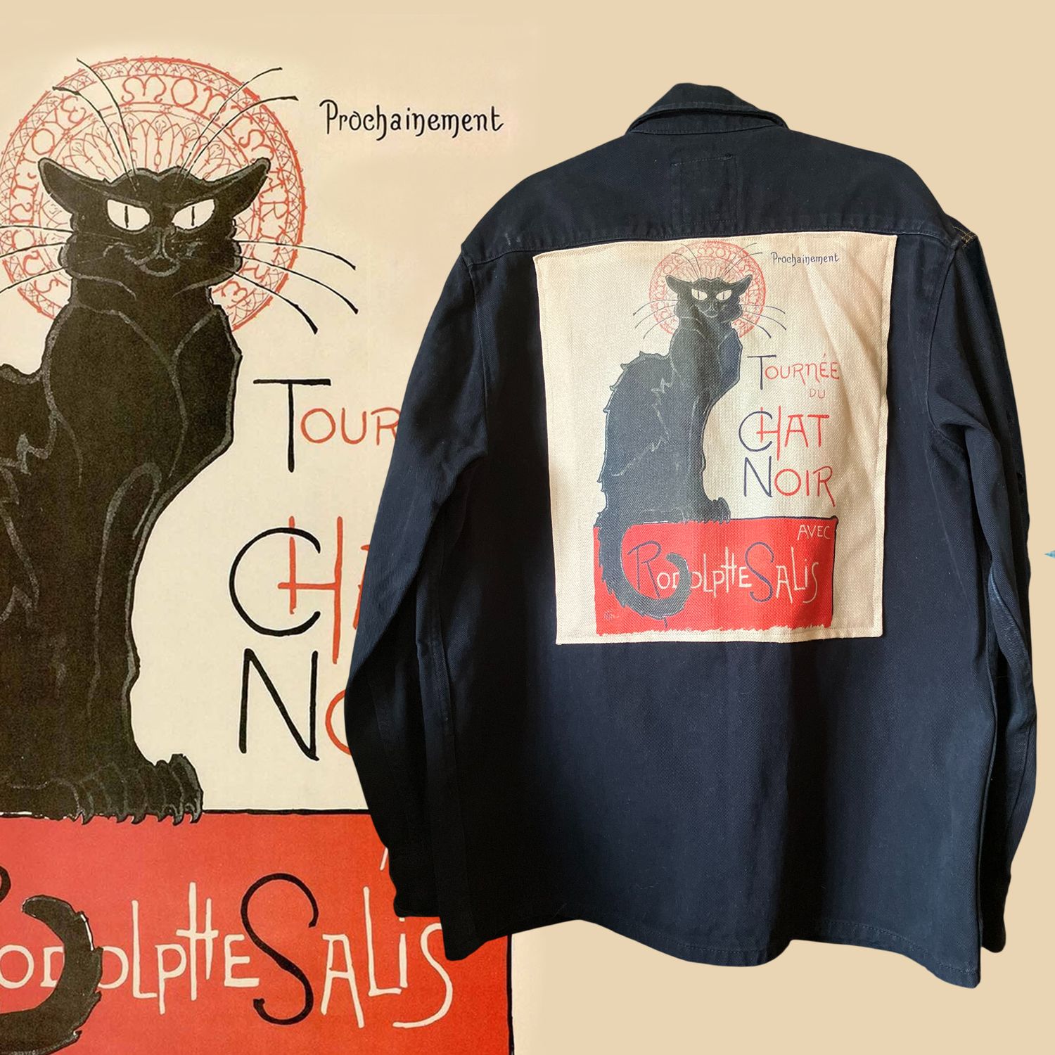 Veste Steinlen La Tournée du Chat Noir