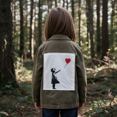 Veste enfant Banksy : poésie urbaine