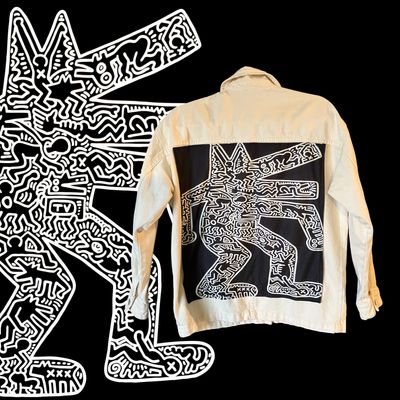 Veste style workwear Haring : L’art urbain à porter
