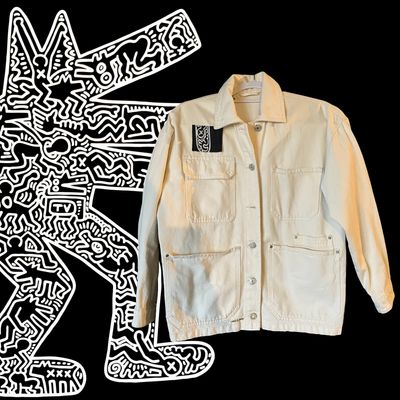 Veste style workwear Haring : L’art urbain à porter