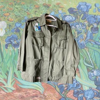 Veste kaki Vincent van Gogh : Une œuvre d'art à porter
