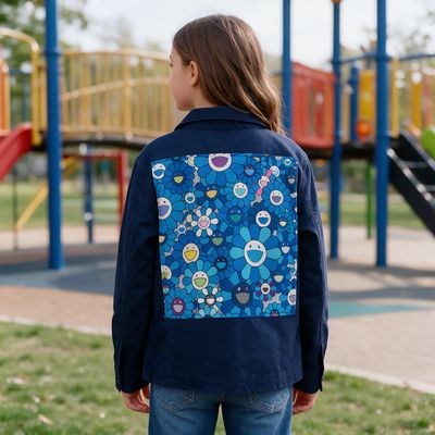 Veste enfant Murakami : La pop culture en fleurs