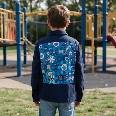 Veste enfant Murakami : La pop culture en fleurs