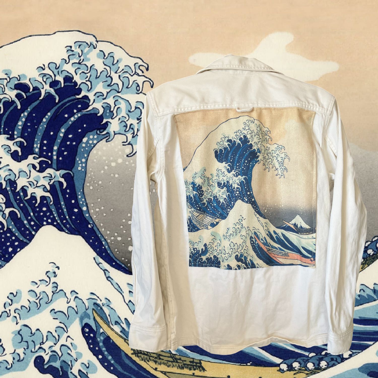 Veste Hokusai : L'art de la grande vague