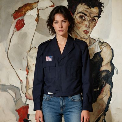 Blouson Egon Schiele : L’art du regard intérieur
