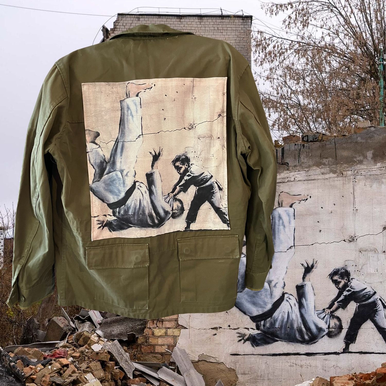 Veste Banksy : Le streetart sur vos épaules