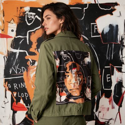 Blouson Kaki Michel Basquiat : La rage créative à l’état pur
