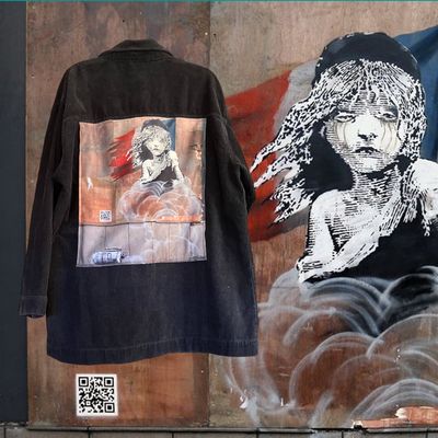 Veste velours Style workwear Banksy : L’art comme cri d’alerte