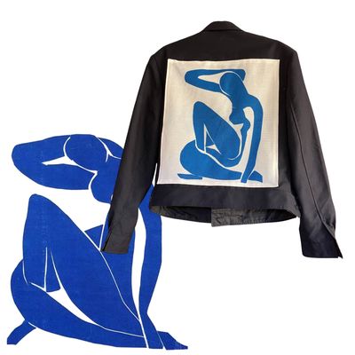 Blouson Matisse : l'audace du bleu en mouvement