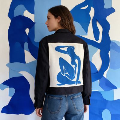 Blouson Matisse : l'audace du bleu en mouvement Blouson Matisse : l'audace du bleu en mouvement