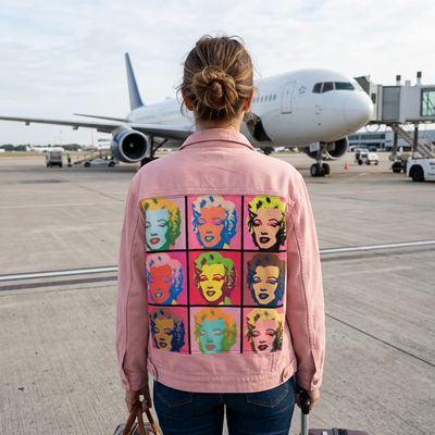 Veste Andy Warhol : glamour pop et icône intemporelle Veste Andy Warhol : glamour pop et icône intemporelle