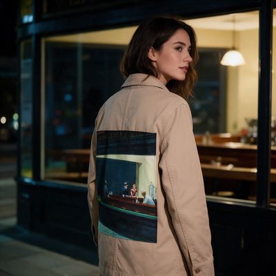 Veste Edward Hopper : solitude et sophistication Veste Edward Hopper : solitude et sophistication