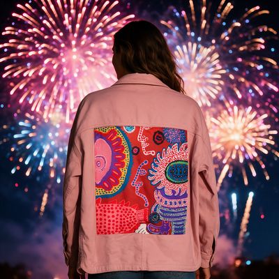 Veste Yayoi Kusama : Un tourbillon de couleurs