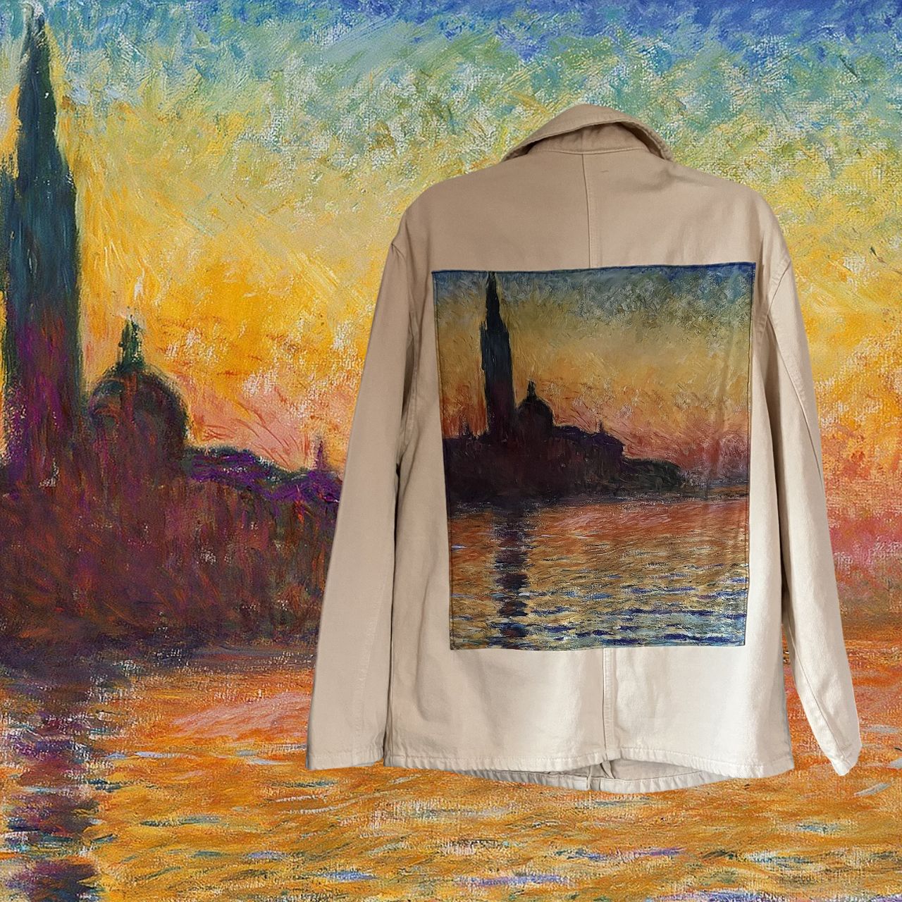 Veste Style workwear Claude Monet : Saint Georges Majeur