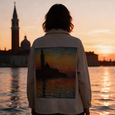 Veste Style workwear Claude Monet : Saint Georges Majeur