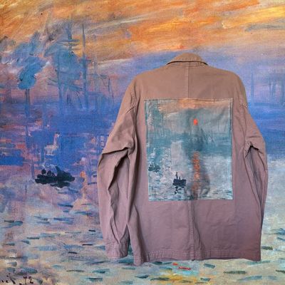 Veste Style workwear Claude Monet : Impression soleil levant