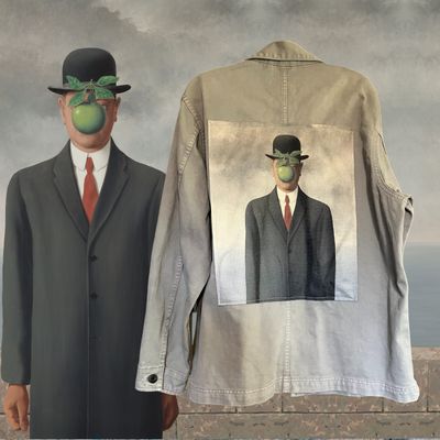 Veste Style workwear Magritte : Le Fils de l’homme