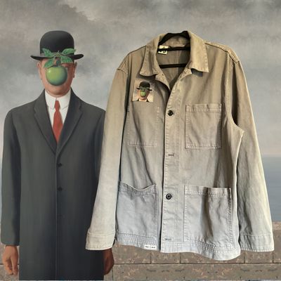 Veste Style workwear Magritte : Le Fils de l’homme