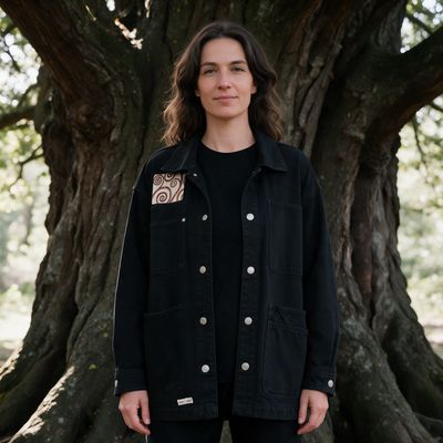 Veste Style workwear Klimt : L’Arbre de vie