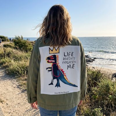 Veste Style workwear Basquiat : Life Doesn’t Frighten Me Veste Style workwear Basquiat : Life Doesn’t Frighten Me
