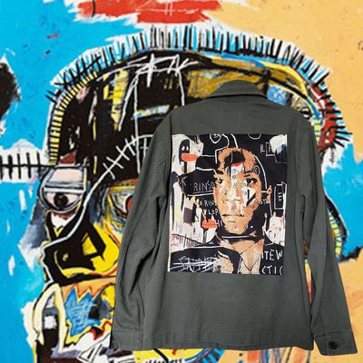 ​Veste Style workwear Basquiat : La rage créative à l’état pur