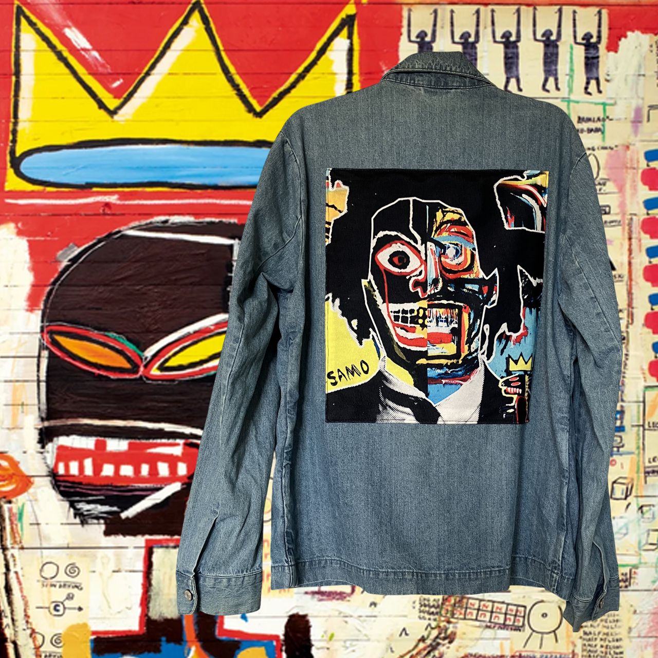 Veste en jean Basquiat : La rage créative à l’état pur