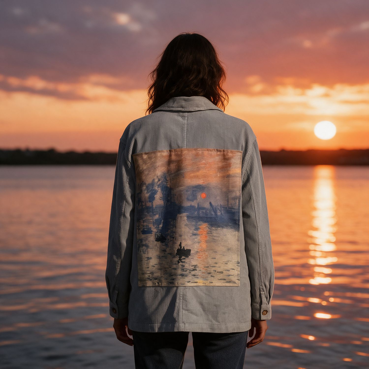 Veste velours Claude Monet : L’essence de l’impressionnisme
